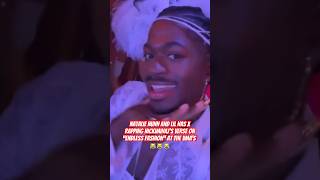Natalie Nunn and Lil Nas x rapping NICKIMINAJ’s verse on “Endless Fashion” at the #VMAs #nickiminaj