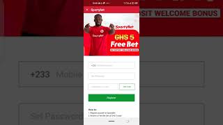 how to use sportybet free bet 5GHC don