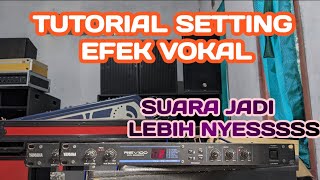 Video thumbnail for SETTING EFEK VOKAL NYESS || YAMAHA REV 100 ORI JAPAN bukan ALESIS KW by Suhada Channel