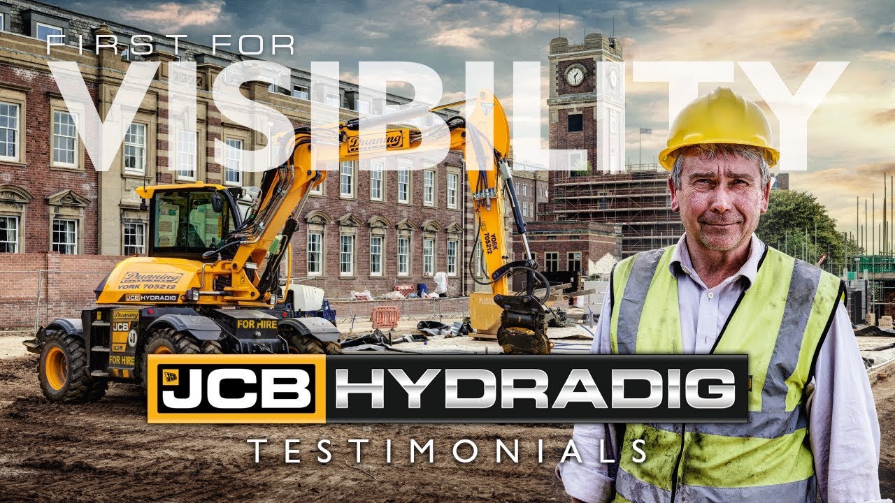 Hør engelske fører om JCB Hydradig