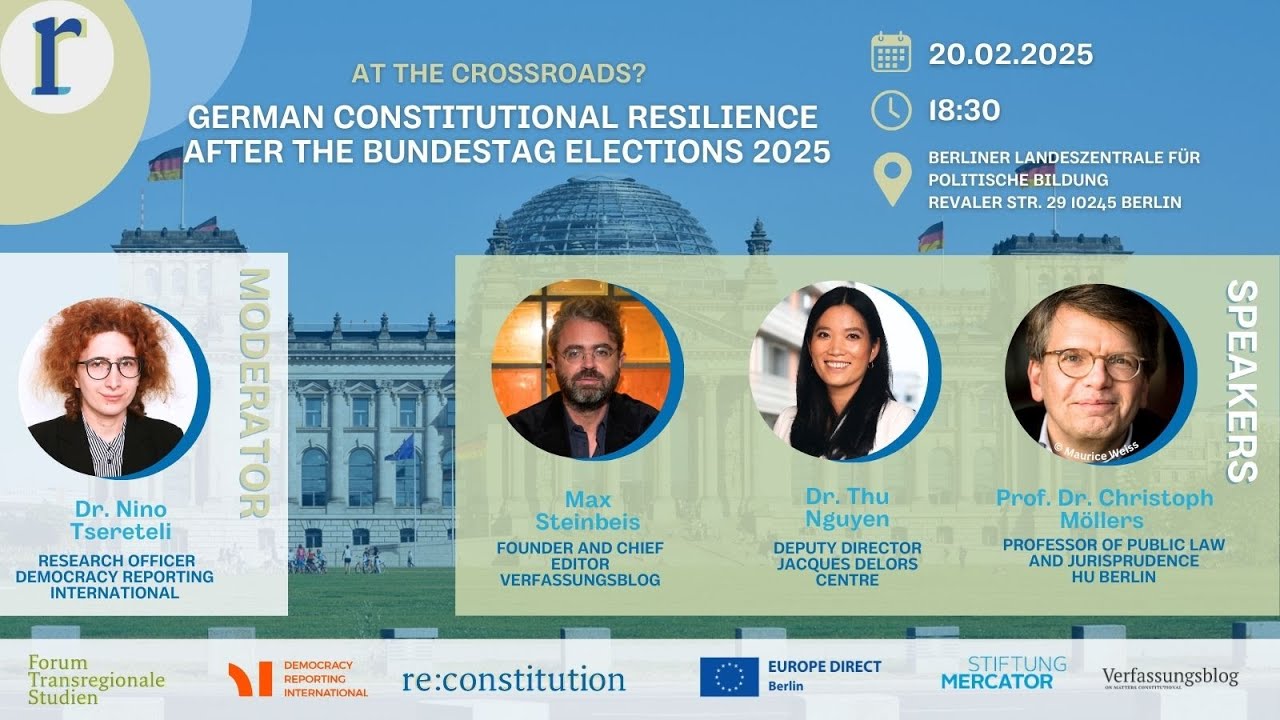 At the crossroads? German constitutional resilience after the Bundestag elections 2025 | DRI