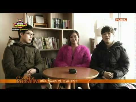 130213 클래지콰이 - 인터뷰 (쇼챔피언)