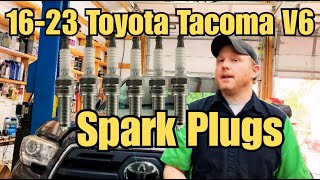 16-23 Toyota Tacoma 3.5 V6 - Spark Plug Replacement Without Removing the Intake Manifold.