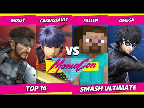 MomoCon 2022 Top 16 - Mossy & CakeAssault Vs. Fallen & omega - SSBU Ultimate Tournament