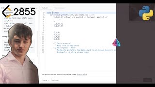 YouTube video 'Leetcode 2855. Minimum Right Shifts to Sort the Array'