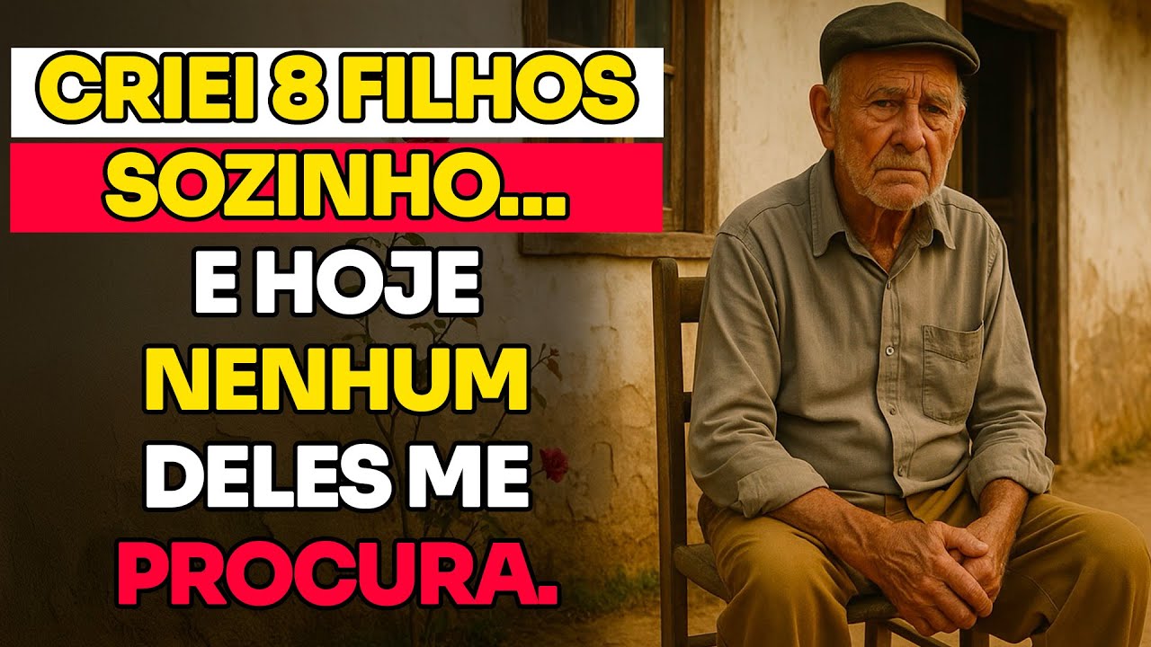⚠️ A HISTÓRIA REAL DESTE AVÔ 👴 CRIEI 8 FILHOS SOZINHO E FUI ESQUECIDO POR TODOS… MAS EU ESCOLHI…