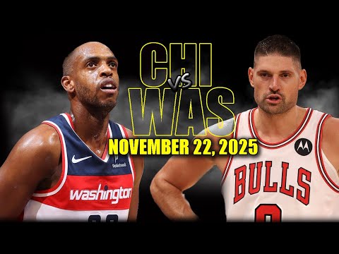 Chicago Bulls vs Washington Wizards Full Game Highlights - November 22, 2025 | NBA Season