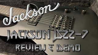 Video thumbnail for Jackson JS22-7 Review And Demo by jake the fate