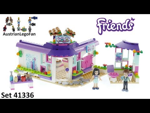 Vidéo LEGO Friends 41336 : Le café des arts d'Emma