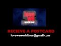 Love We World Tour Postcard Commercial