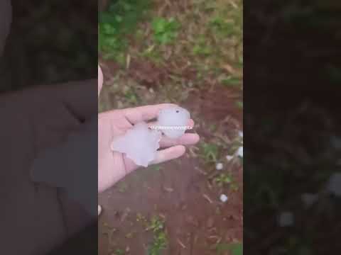 Chuva de granizo em Panambi/RS