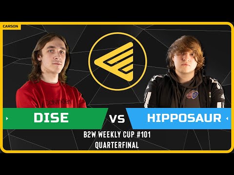 WC3 - [NE] Dise vs Hipposaur [HU] - Quarterfinal - B2W Weekly Cup #101