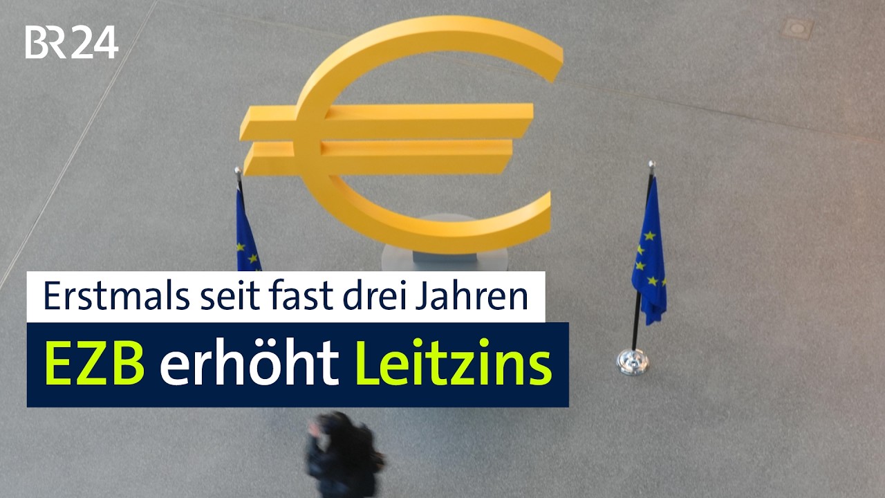Erstmals seit fast drei Jahren: EZB erhöht Leitzins | BR24