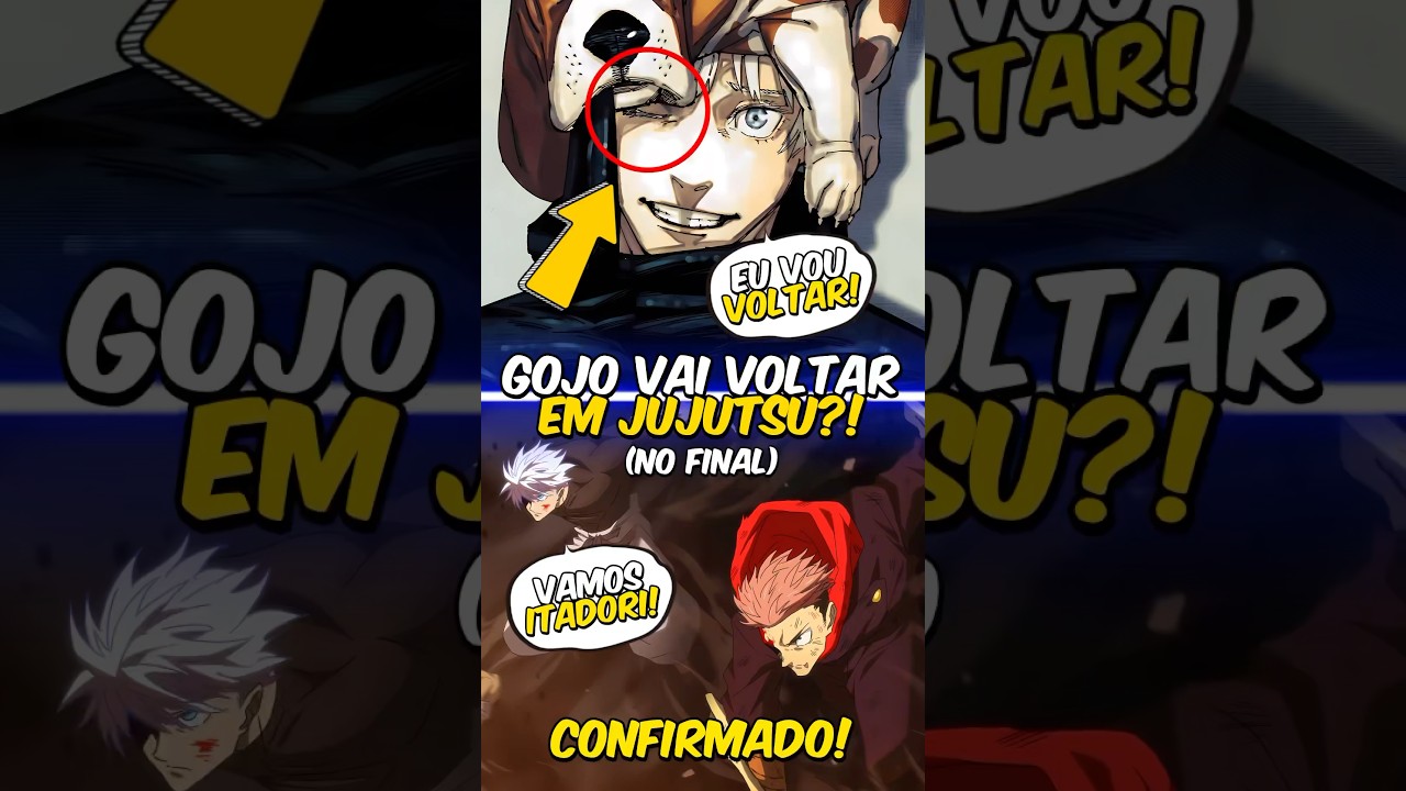 Satoru Gojo vai voltar no Final de Jujutsu Kaisen? 👀🔥