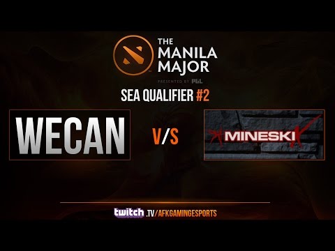 Manila Major SEA Open Qualifier #2 - WeCan vs Mineski X