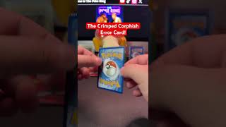 My Favorite Pokémon Card?! 👀 The Crimped Corphish 🔥 #pokemon #pokemonchannel #pokemoncards