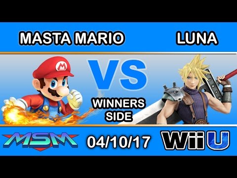 MSM 93 - CHG | MastaMario (Mario) Vs. Luna (Cloud) Winners Side - Smash Wii U