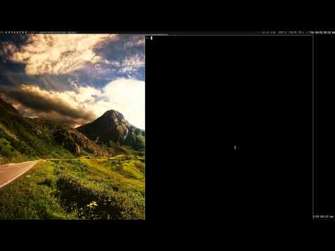 The xmonad TWM on Arch Linux