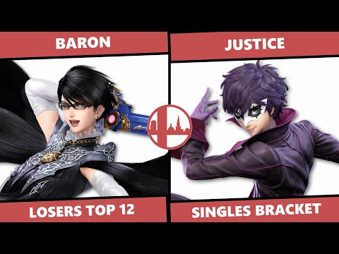 Battle Of The Burgs 2: Losers Top 12 - Baron (Bayonetta) Vs JustIce (Joker, Pyra/Mythra) SSBU Single