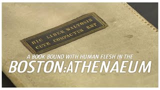 Boston Athenaeum: Welcome to the oldest library in the USA with a book binded in human flesh.