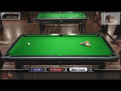 2015 Cnz national 8 ball main event last 32  D Garnett v M McInnes