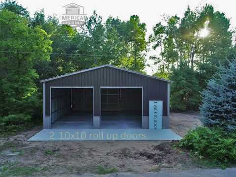 30x50x12 Metal Building Garage