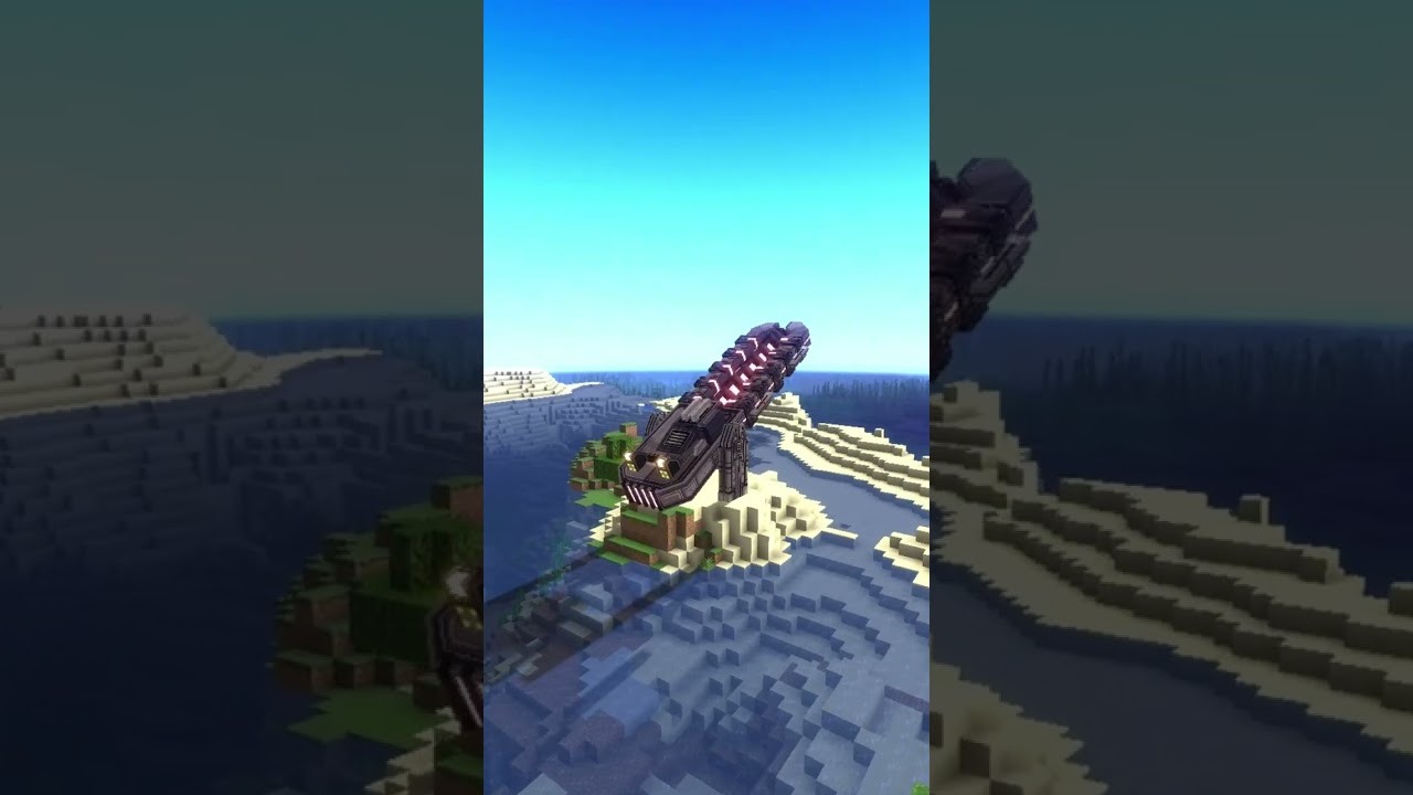 SUPERNOVA Cannon #minecraft  #mods  #shaders  #realistic