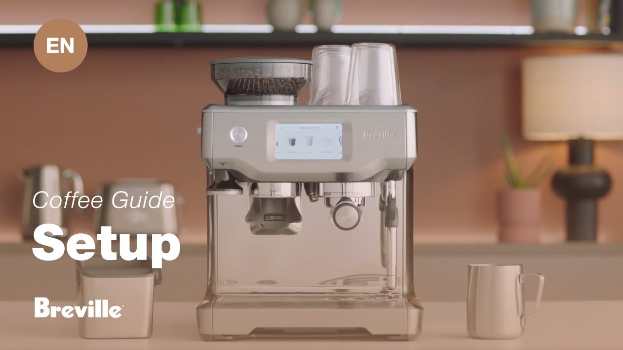 Breville coffee guide tutorial - Setting up your machine