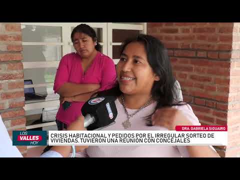 Sorteo de viviendas en San Antonio: vecinos plantearon las irregularidades a los concejales