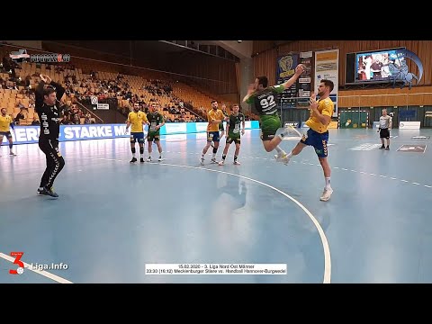 33:30 (16:12) Mecklenburger Stiere vs. Handball Hannover-Burgwedel - 15.02.2020