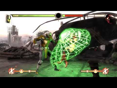Mortal Kombat 9 Cyrax 100% Combo Reset