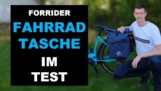 3in1 Fahrradtasche im Test von Forrider mit Rucksackfunktion | Gepäckträgertasche für das Fahrrad