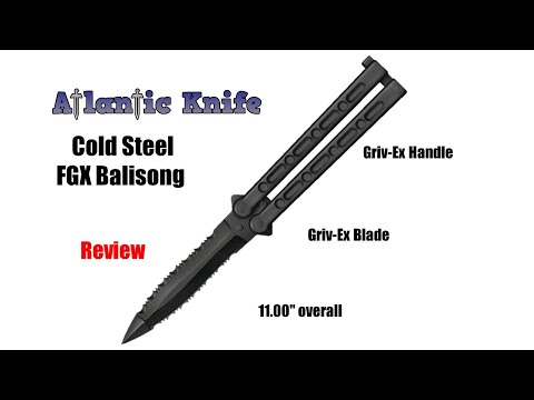 Cold Steel FGX Balisong Knife Review Butterfly | Atlantic Knife Reviews
