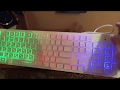 REAL-EL 7070 Comfort Backlit, white - видео