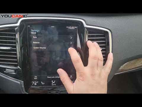 2016–2024 Volvo XC90: How to Adjust Sound Settings (Balance, Fade, Bass, Treble)