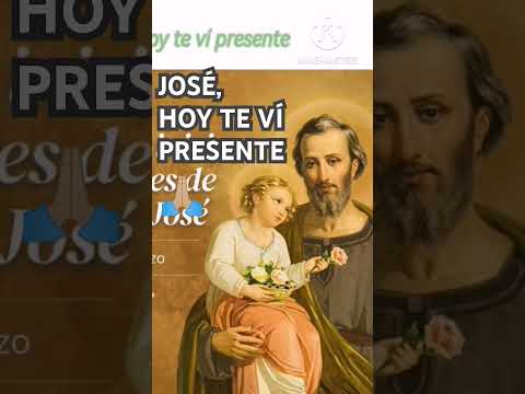 JOSÉ, HOY TE VÍ PRESENTE - Canta Juan Manuel Flores Castro #marzomesdesanjose