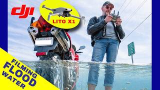 DJI LITO X1 - Filming Floods & Motorcycles