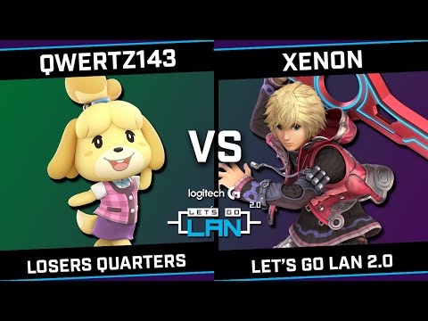 qwertz143 (Isabelle/Mii Gunner) vs Xenon (Shulk) - Logitech G Let's Go LAN 2.0