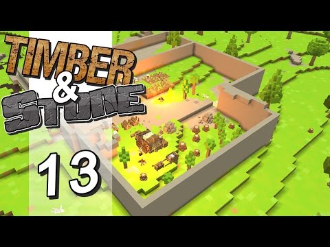 Timber And Stone: Episode 13-Roofing & Infantry! #Minecraft