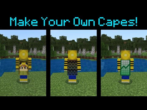 How To MAKE CAPES For Minecraft Bedrock Edition...