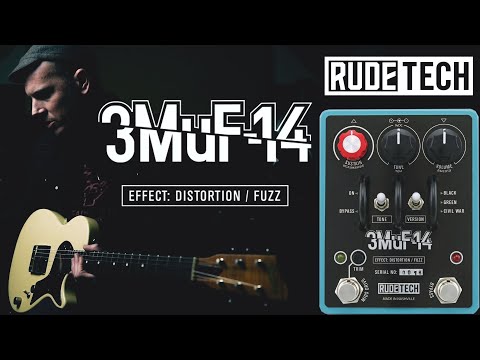 Demos in the Dark // Rude Tech 3MUF-14 DISTORTION/FUZZ // Pedal Demo