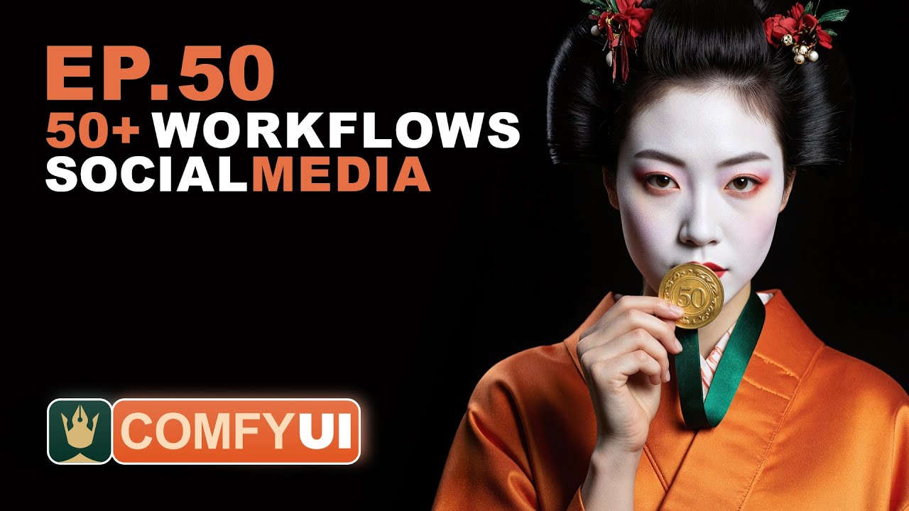 Ep50 - AI Images for Social Media (50+ Free Workflows)