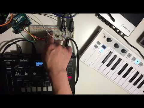 Arduino Midi Controller Project - Part 02 (more controls, Midi CC, NRPN)