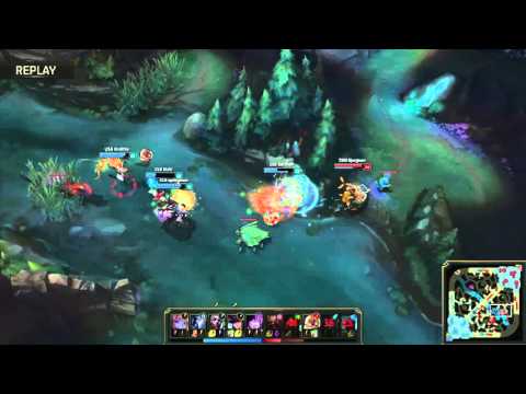 TSM vs CLG Game 1 INSANE First Teamfight Highlight NA LCS Spring Finals 2016