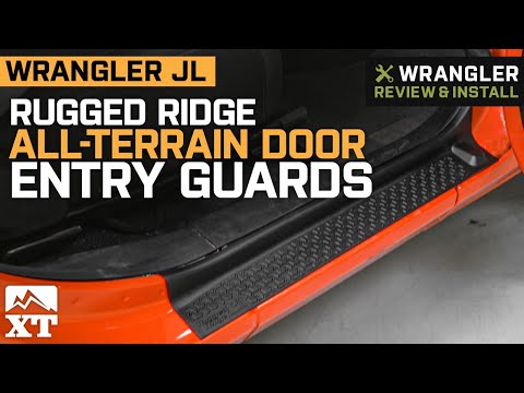 Jeep Wrangler JL 2-Door Rugged Ridge All-Terrain Door Entry Guards Review & Install