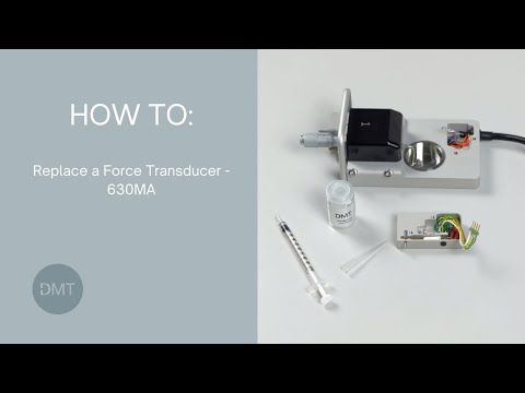 Replace a force transducer on a DMT 630MA