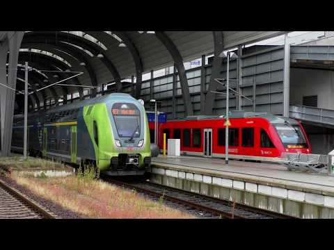 Züge in Kiel Hbf mit TWINDEXX BR112 BR648 und mehr...