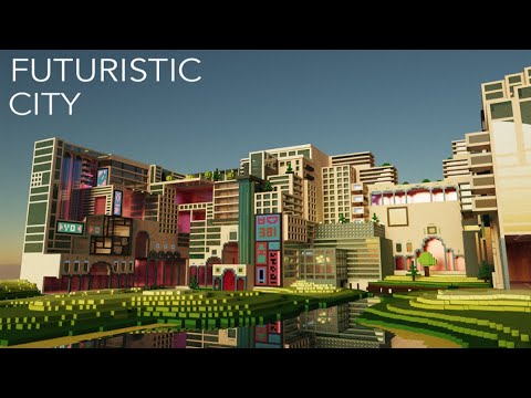 Voxel art - Futuristic City - MagicaVoxel