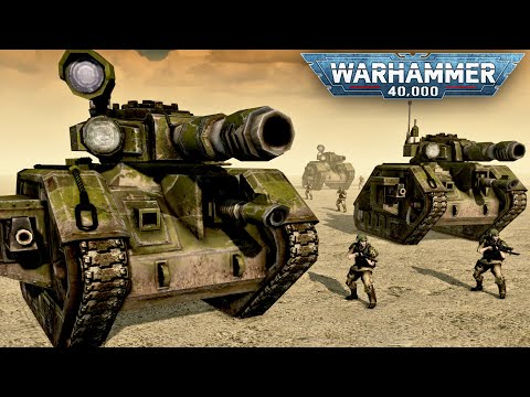 IMPERIAL GUARD vs Blood Pact - Warhammer 40k Mod | Men of War: Assault Squad 2 (4K)