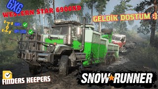 UFAK ÇAPLI KURTARMA OPERASYONU :) | SnowRunner | MOZA Truck Driving Simulator | Finders Keepers
